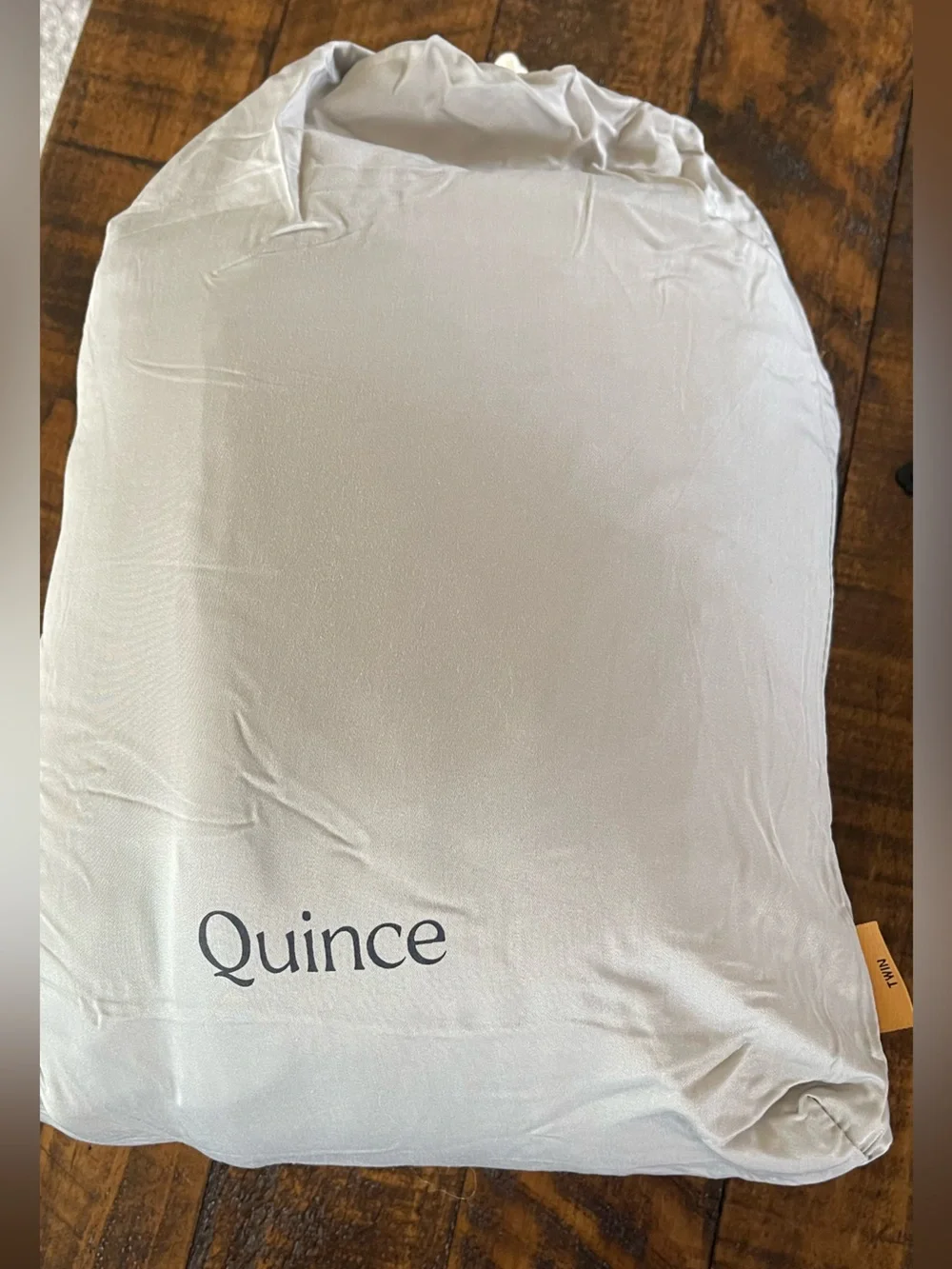 NWOT Quince Bamboo Sheet Set, Twin (Light Gray)